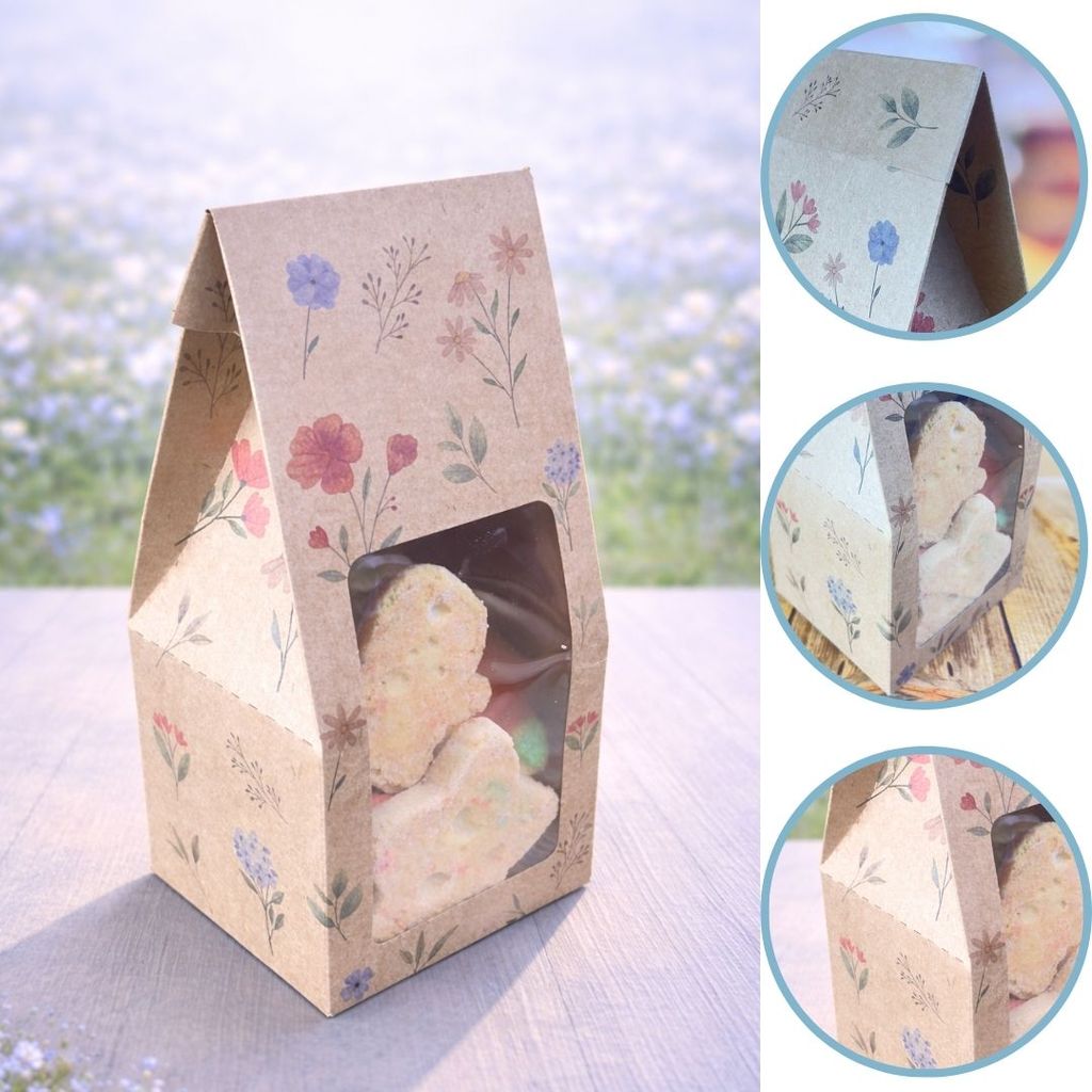 10 SACO PRACTICE COM VISOR DIA DAS MÃES FLORES DO CAMPO 8x7x19 cm 5460 ( DIA DAS MÃES IDEIA ) OUTLET