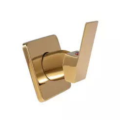 Acabamento de Misturador Monocomando Quadrado para Banheiro Oiapoque Pingoo - Dourado