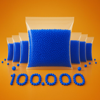 10.000 Bolinhas De Gel Azul para Arminha Orbeez de munição lançador 7-8mm Gel Blaster