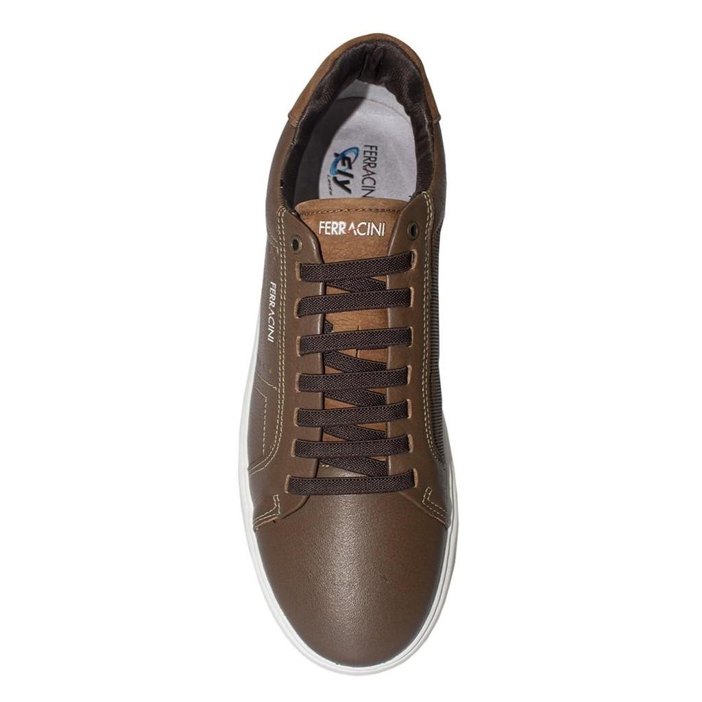 Detalhes do Sapatênis de Couro Ferracini Masculino Marvin 7316-683