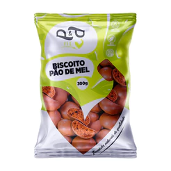 Biscoito Amanteigado Pão de Mel 300g P&P