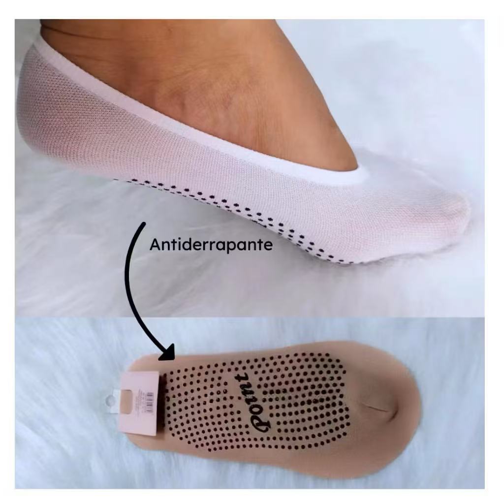 Kit 12 Pares de Meias Sapatilha Fina Invisível Feminina Alta Qualidade 35/40 Femininolili em Oferta na Shopee