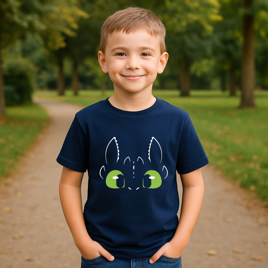 Camiseta Infantil Juvenil Menino Criança 2 Ao 16 100% algodão Banguela Como treinar seu dragão filme