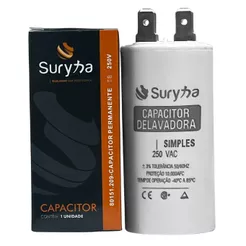 CAPACITOR DE LAVADORA 50UF 250V SIMPLES