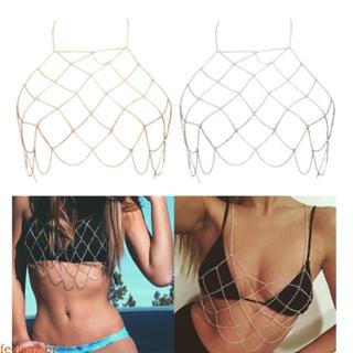 feelsaz Body Chain Beach Bikini Bra Acessórios Corporais Para E Meninas em Oferta na Shopee