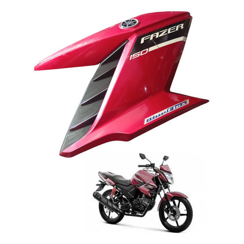 Aba Lateral Tanque L/d Yamaha Fazer 150 2014 A 2022 Vermelha