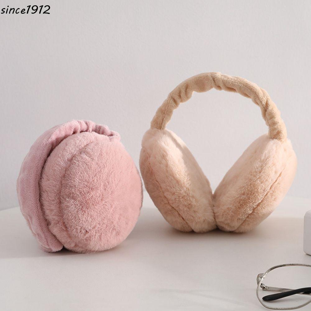 Desde Protetores De Orelha Dobráveis Femininos , Simples , Macios , Cor Pura , Grossos Para Meninas , Homens , Faixa De 