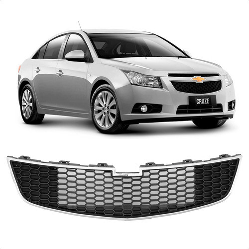 Grade Inferior Cruze 2011 2012 2013 2014  Friso Cromado