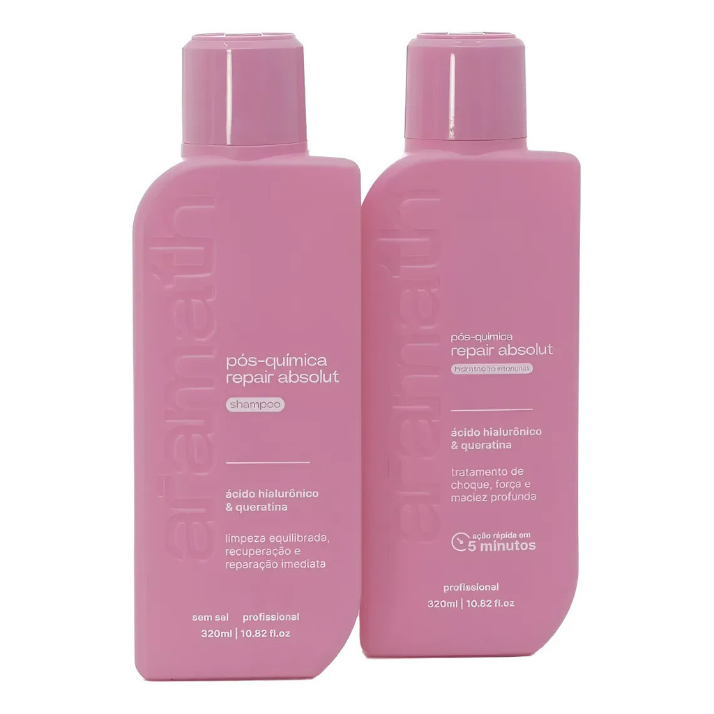 kit home care repair absolut pós quimica aramath-2x320ml
