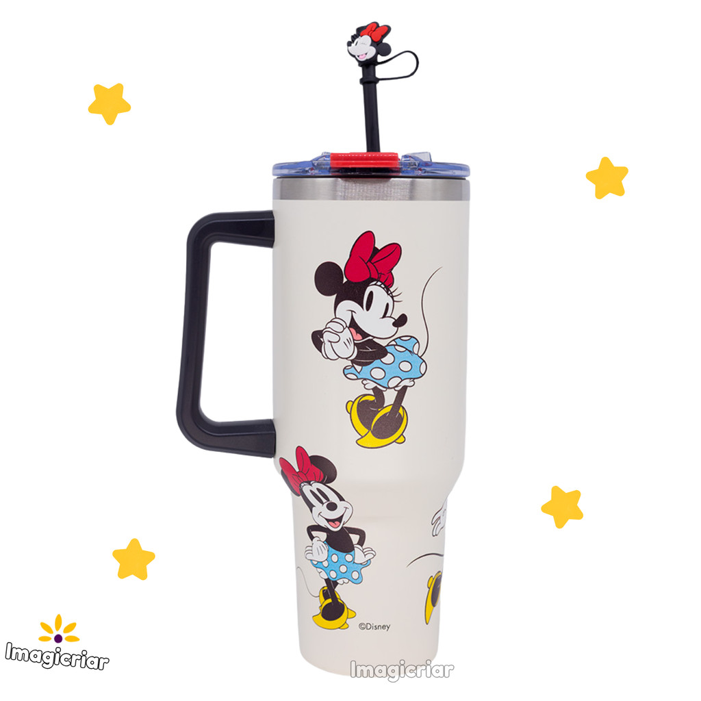 Canecão Tumbler com Pingente Minnie Mouse 1,15l Zona Criativa | Térmico, Garrafa Térmica, Caneca Térmica, Disney