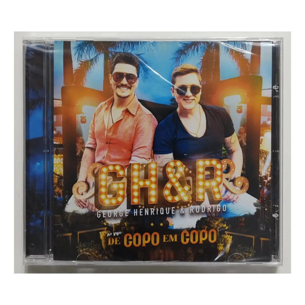 Cd - George Henrique &amp; Rodrigo - ( Ao Vivo De Copo Em Co