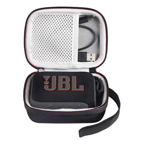 Case Bag Bolsa Capa Protetora Para Caixa De Som Jbl Go 4 Preto