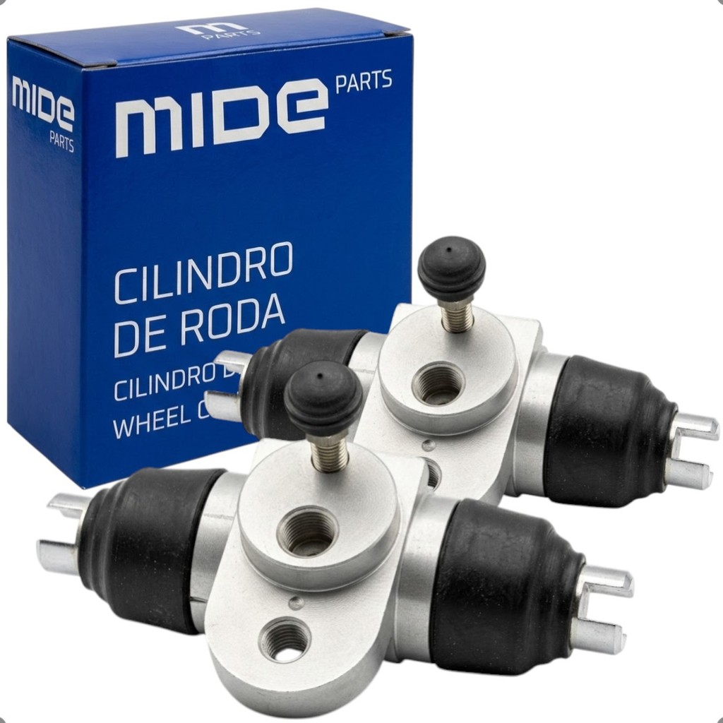 Par Cilindro Roda Burrinho Freio Dianteiro Para Vw Fusca Karmann-Ghia Gurgel Mide Parts 22,22mm Nacional MDCR013 2 un