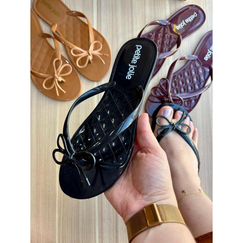 Chinelo Petite Jolie De Laço Rasteira Original PJ2272ii