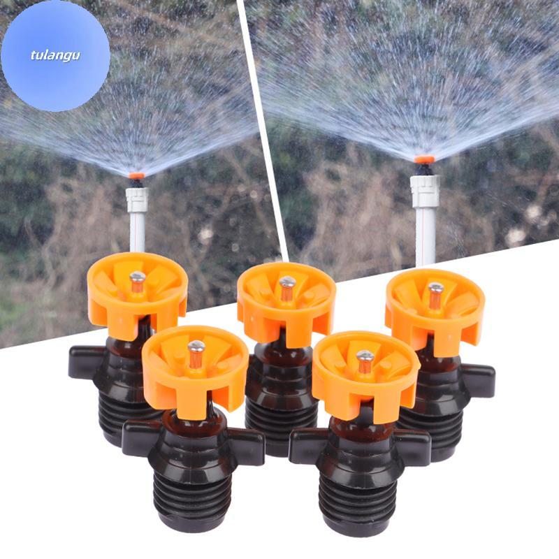 TULANGU 1/5 Pçs 1/2 " Rosca Macho Rotação Automática 360 Graus Bocal De Rega Sprinkler Jardim Parque Gramado Flor Irriga