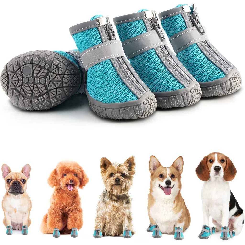 Sapatos para cães pequenos, sapatos de pelúcia para Poodle, pomerânia, Bichon, Schnauzer, cervo, cachorro, borboleta, re