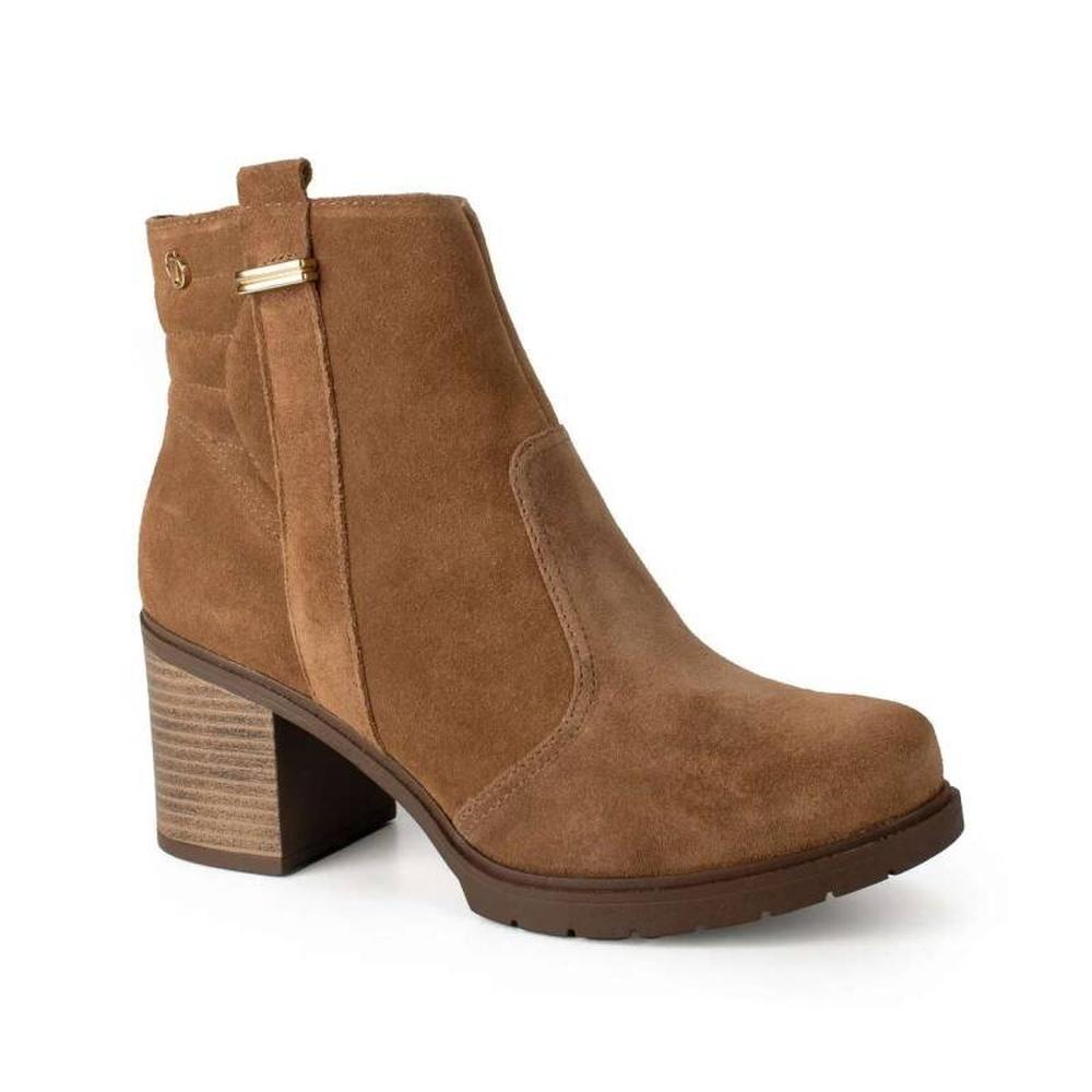 Bota Dakota Salto Bloco Cano Curto - Feminina