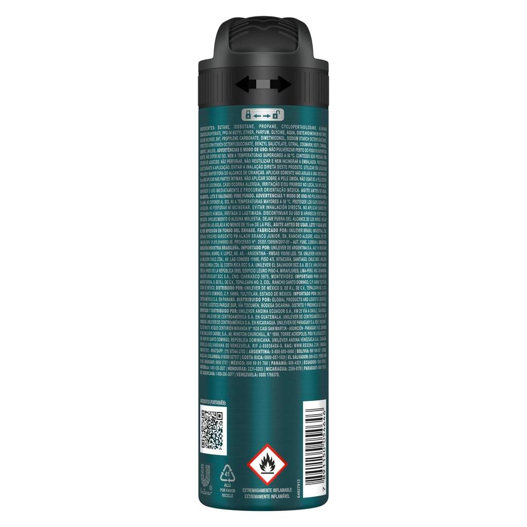Desodorante Antitranspirante Rexona Men Impacto 150ml · foto 2