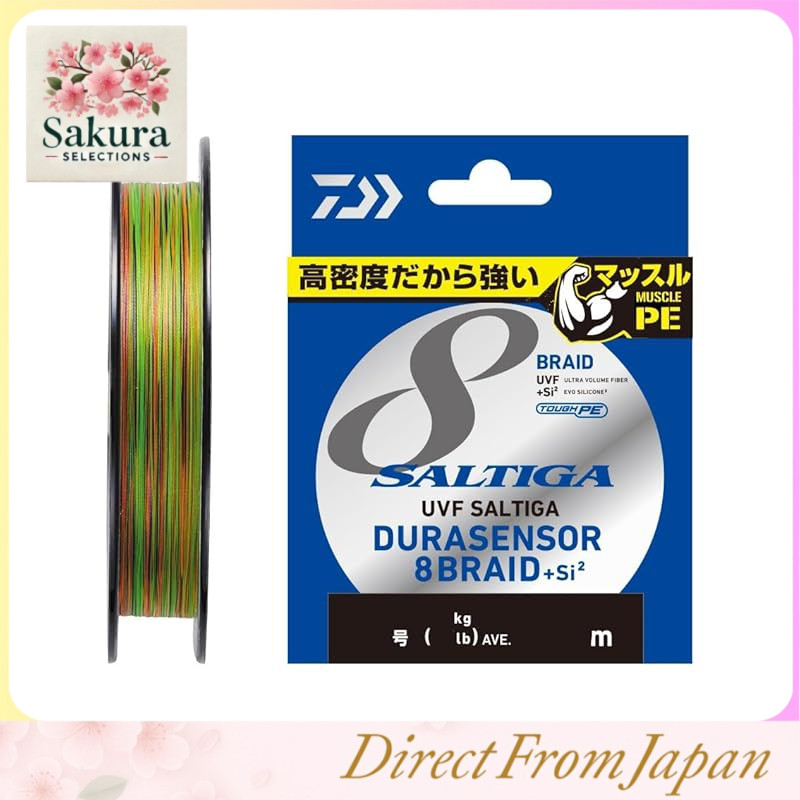 DAIWA PE Line UVF Saltiga Durasensor X8+Si2 Multi-Color Braided Fishing Line