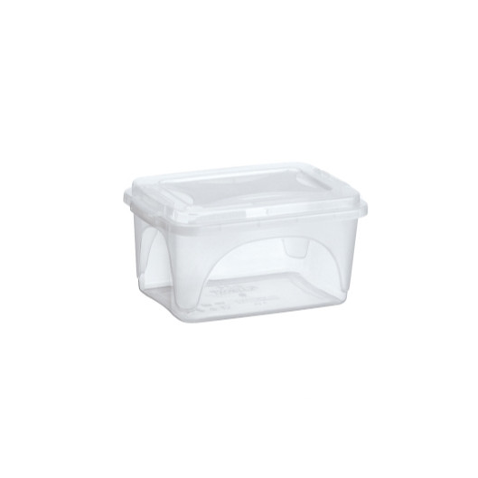 Kit 12 Caixas Organizadoras Transparentes 3L Multiuso Empilhável p/ Cozinha Armário Geladeira