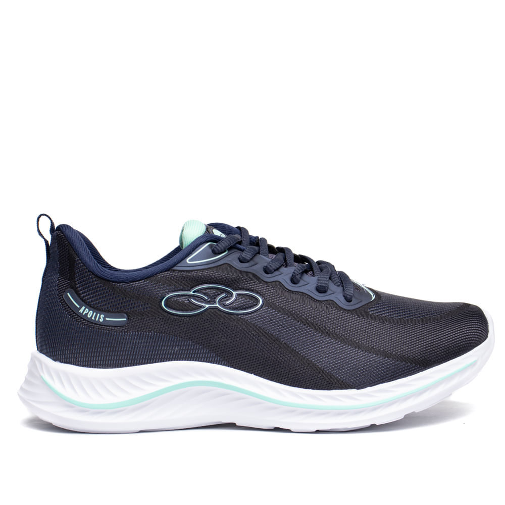 Tênis Feminino Olympikus Apolis 206 Evasense Marinho/Verde em Oferta na Shopee