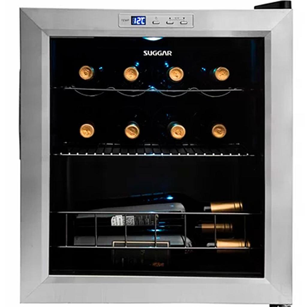 Imagem Adega Climatizada Suggar Lyon 13 Garrafas Porta Espelhada Pa