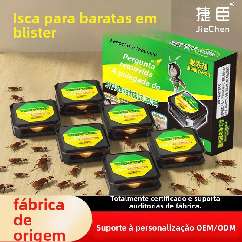 Barata medicina gota caixa ninho inteiro casa matando barata isca ferramenta útil barata isca pequena casa preta