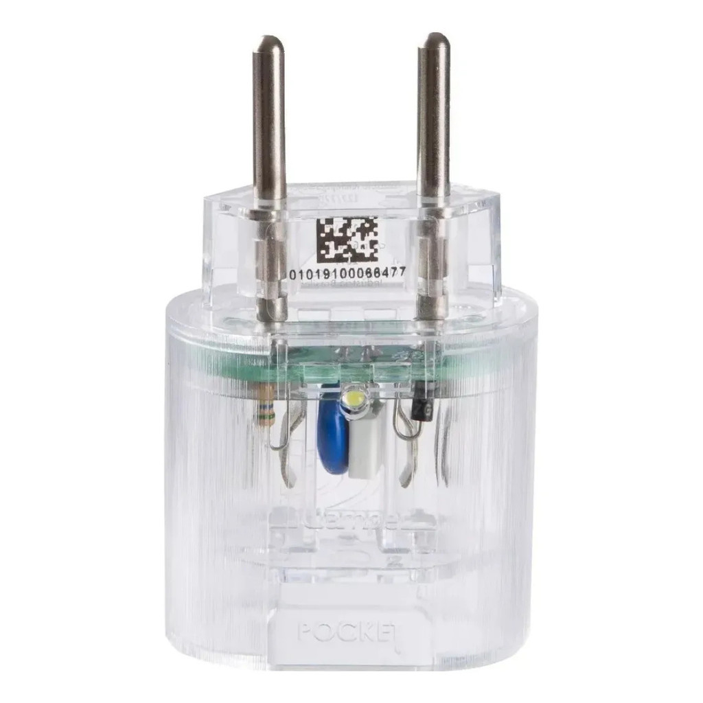 PROTETOR DE SURTOS ICLAMPER DPS POCKET 2 PINOS 10A TRANSPARENTE