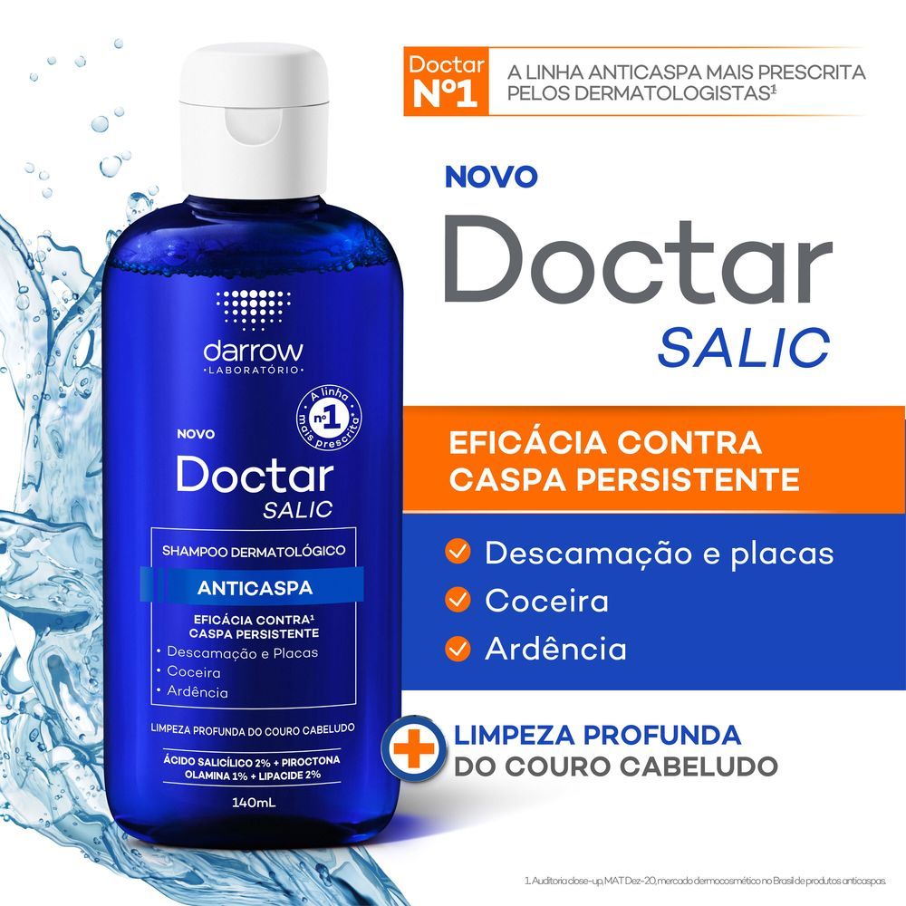 Detalhes do Doctar Salic Shampoo Anticaspa Darrow 140ml