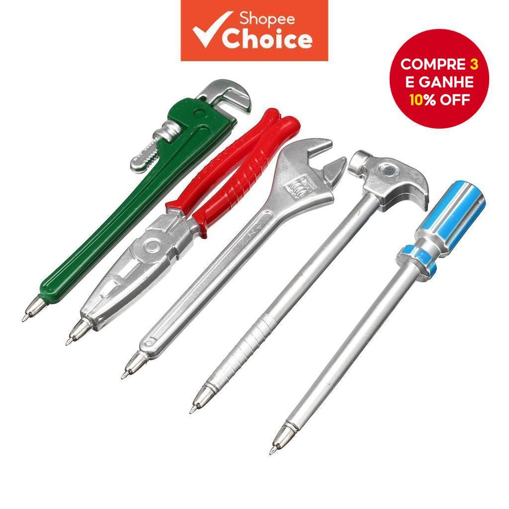 Novidade Conjunto De Canetas Esferográficas 5 Peças De Tinta Preta Para Escrita Escola Escritório C6829