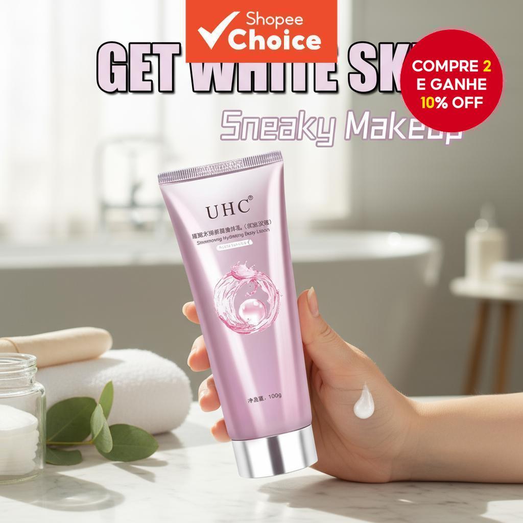 UHC Creme Corporal de Rejuvenescimento Branco 100g - Melhora o Embotamento e Hidrata em Oferta na Shopee