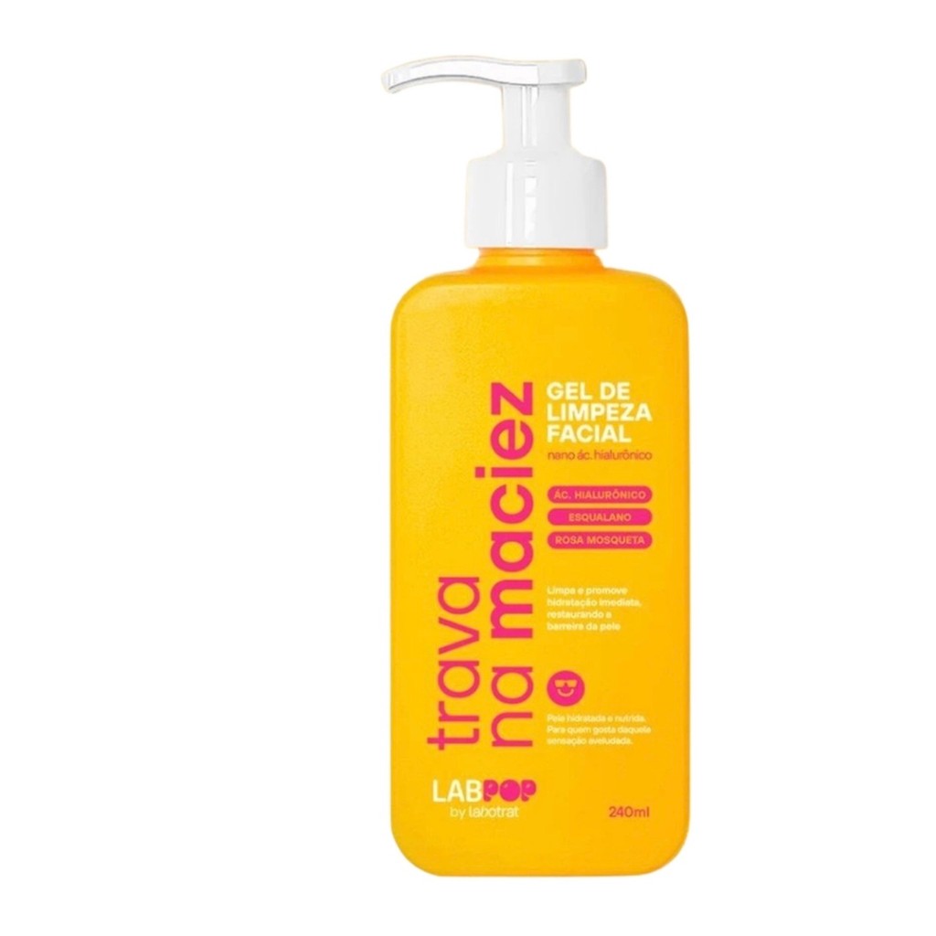 Gel De Limpeza Facial Trava Na Maciez Labpop Labotrat 240ml