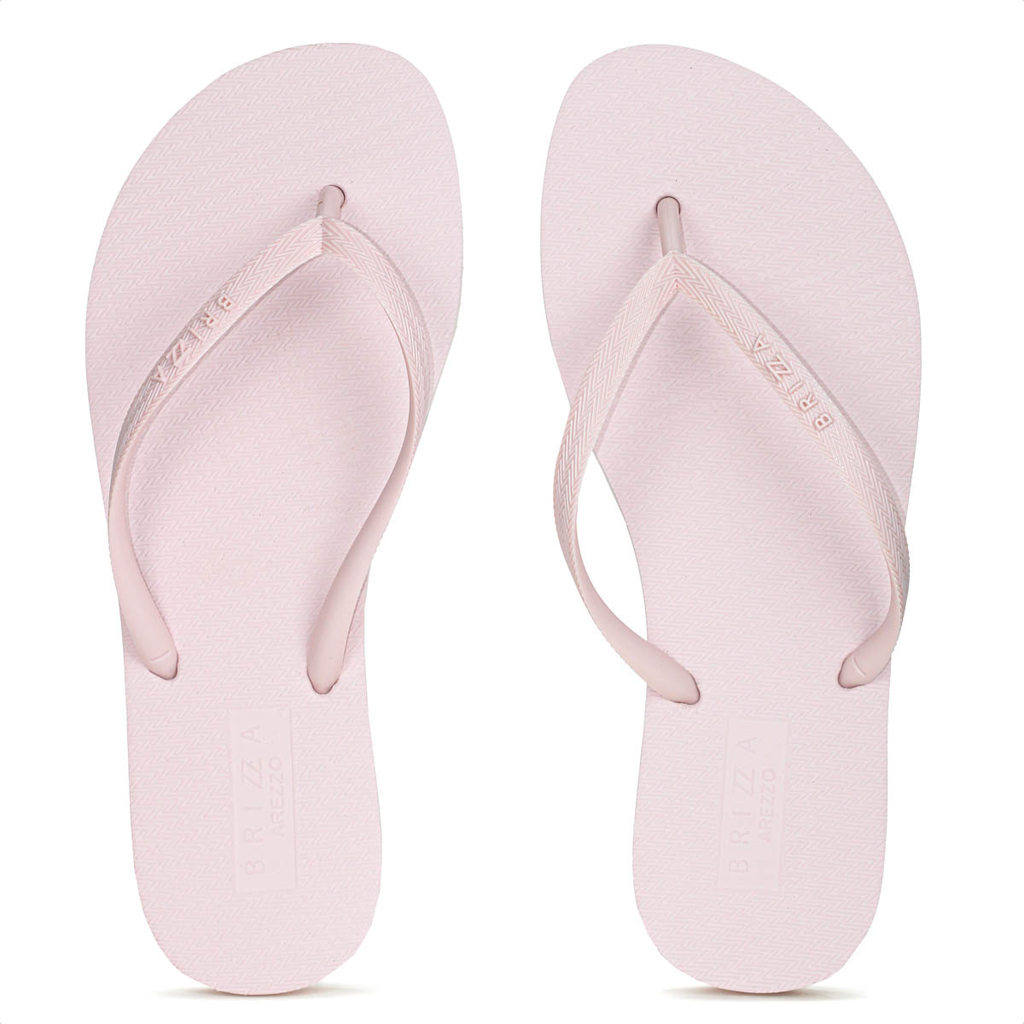 Chinelo Brizza Arezzo Essential Rosa Claro - Feminino em Oferta na Shopee