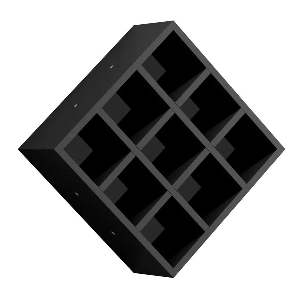 Nicho Decorativo Porta Toalha Barbearia Preto   - Ajl Móveis em Oferta na Shopee