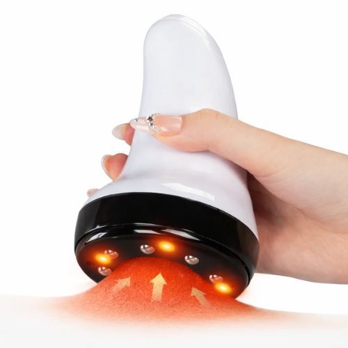 Aparelho Ventosa Terapia Elétrico Massageador Alívio De Dores Musculares Recarregável Calor Infravermelho