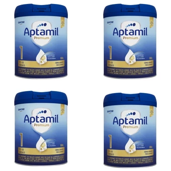 Kit com 4 Fórmula Infantil Aptamil Premium 1 - 800g