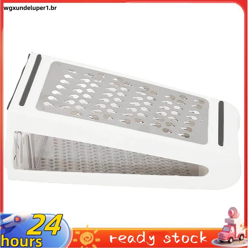 Lâminas Dupla Face Ralador De Queijo Legumes Cortador Caixa Recipiente Utensílios De Cozin...