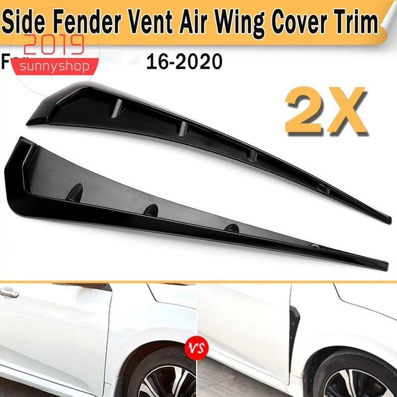 [Bestseller S] Ventiladores Laterais Para Capas De Ventilação ABS Pretas Brilhantes De 10a Geração 2016-2020
