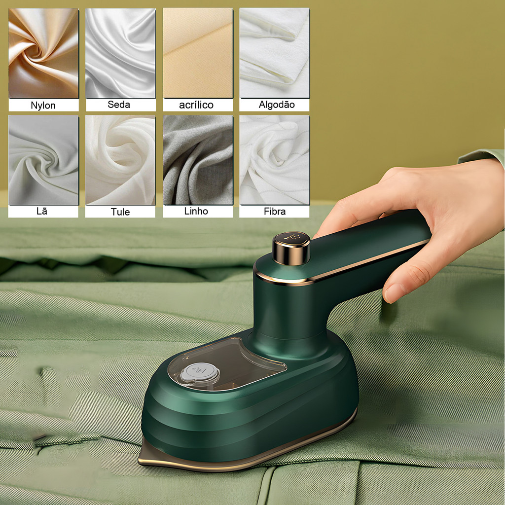 Ferro de Passar a Vapor Portátil 110V-220V Vaporizador de Roupas Steamer Compacto