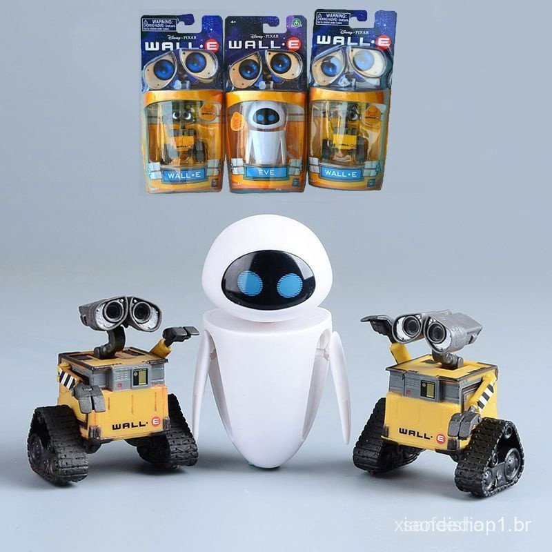 Wall-E & Eve Mini Robô De Ação Figura De Filme Brinquedos De Infantis Boneca Modelo Brinquedo