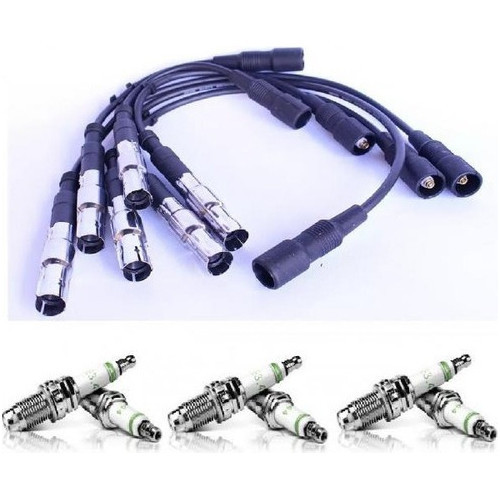 Cabo De Vela Audi 80 2.8 V6 12v 1997 Jg C/ 6  + 6 Velas Preto pozzi