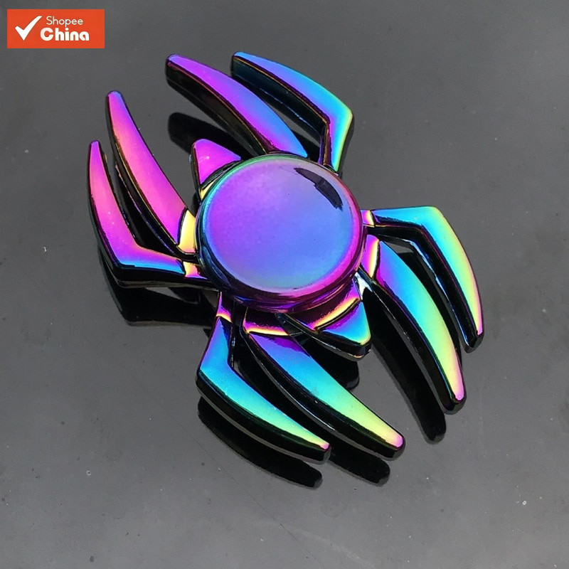 Spinner de Escritório para Alívio da Ansiedade e Estresse, Giroscópio Fidget em Forma de Flor / Torre / Aranha, Spinner 