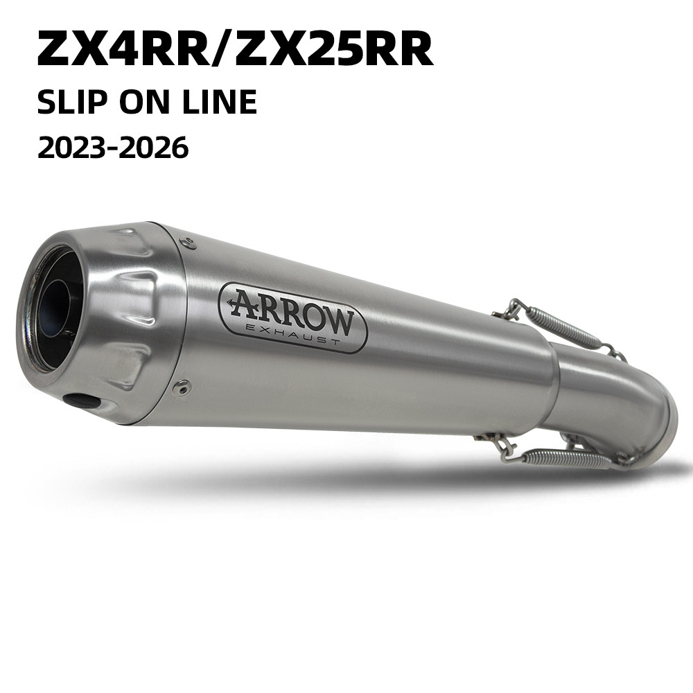 kit De Escapamento Arrow Pro-Race-GR1 Deslizante Na Linha Para kawasaki zx25rr zx4rr zx25r zx4r 2023-2026