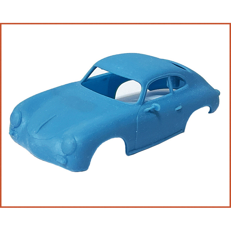 Autorama Kit Porsche 356 Race 1/32 + Chassi/Vidro/Ima - Impresso em 3D