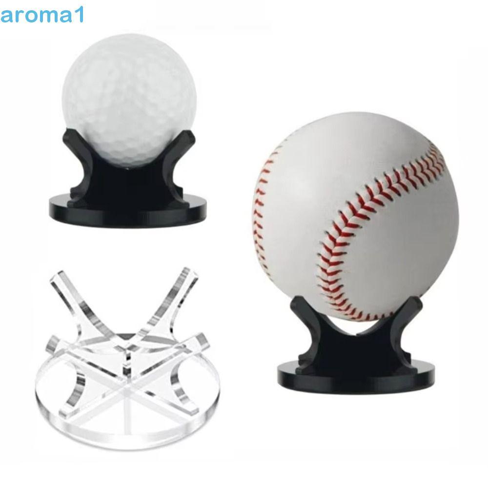 Exibição De Suporte De Basquete AROMA1 , Rack De Beisebol Acrílico Transparente , Bolas De Golfe À Prova D'água