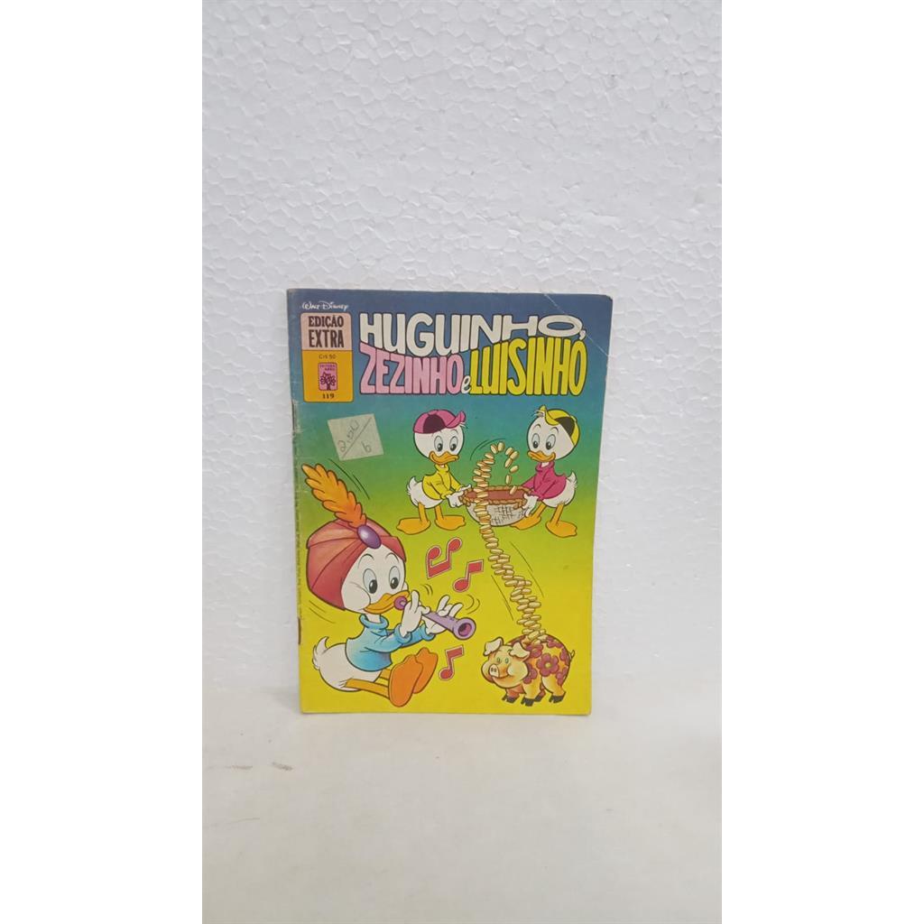 Nº 119 - Huguinho, Zézinho e Luisinho autor Walt Disney