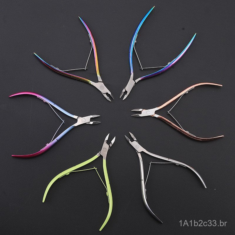 Tesoura para cutículas, alicate especializado para cutículas para salões de beleza, ferramenta profissional para remover