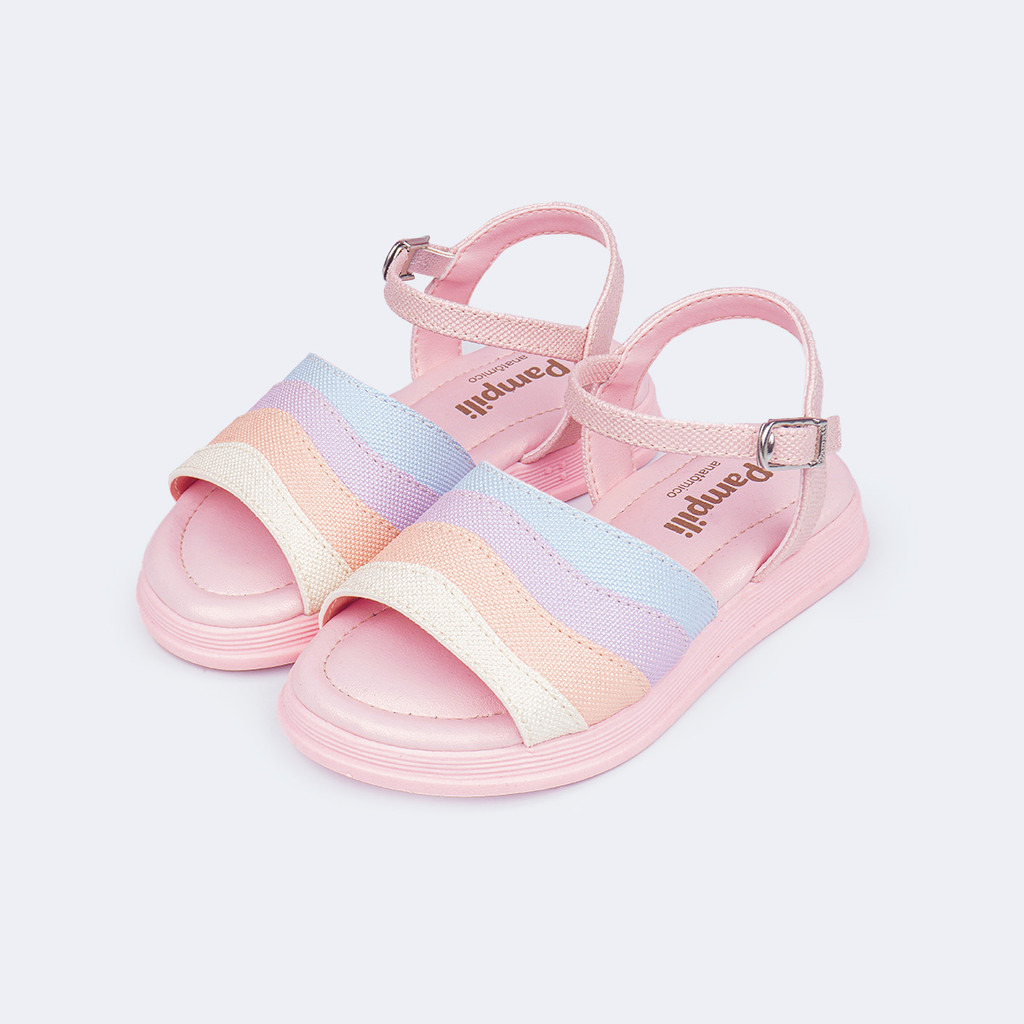 Sandália Infantil Menina Mix de Cores Pampili