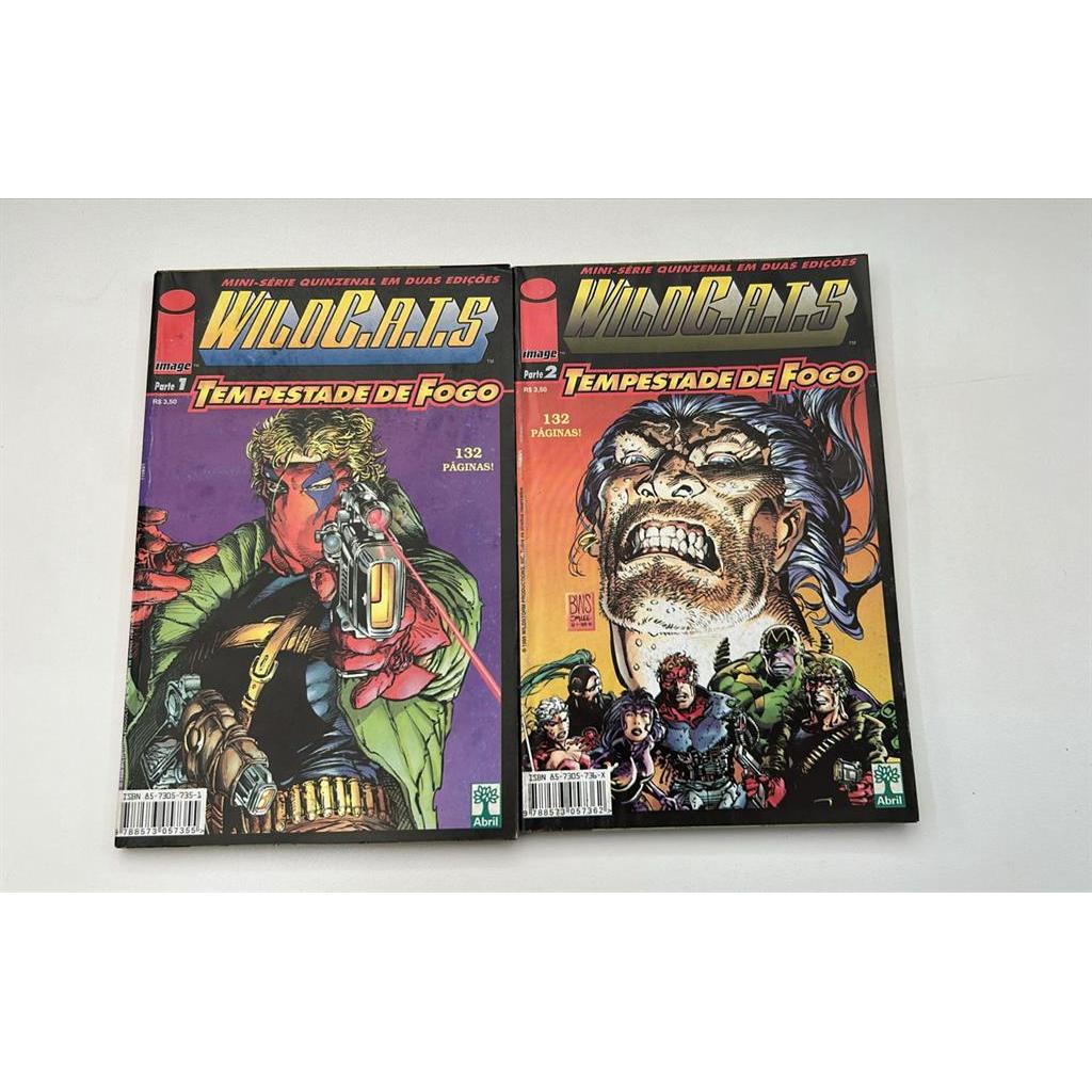 Wildcats : Tempestade de Fogo Volume 1 e Volume 2 autor Estúdio Nankin ( tradução e adaptação)