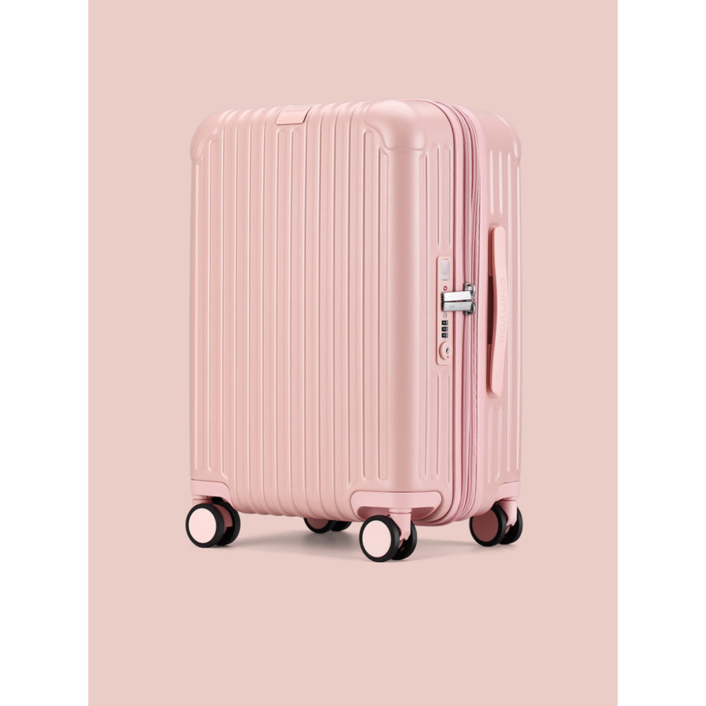 Roaming ROMING Mala Rosa Extensível Trolley Case Boarding Case 67cm Mala de Viagem 24 Homens Mulheres